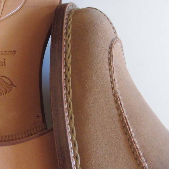 AMEDEO TESTONI Norwegian stitch suede shoes 11G / 12 US - Picture 10 of 10